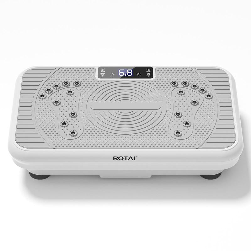 【Dealsforyoudays】Rotai Vibration Plate Fitness Platform for Men and Women, 300 Pound Capacity, 99 Adjustable Speeds, Home Fitness Vibration Plate
