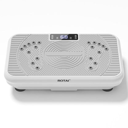 【Dealsforyoudays】Rotai Vibration Plate Fitness Platform for Men and Women, 300 Pound Capacity, 99 Adjustable Speeds, Home Fitness Vibration Plate