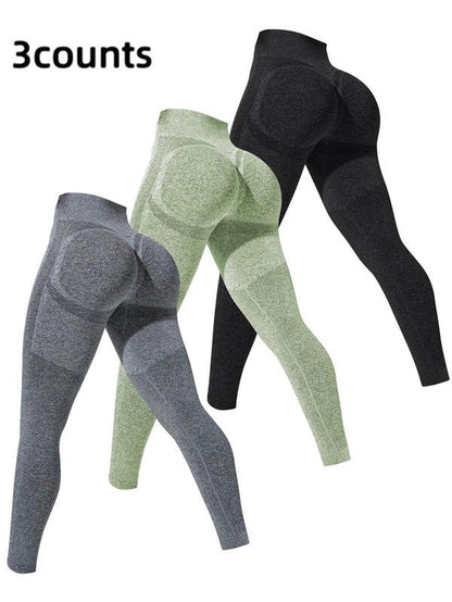 Women'S High Waist Sports Leggings, High Stretch Seamless Yoga Skinny Pants, Ladies Sportswear Clothing for Summer Indoor Outdoor Wear, Gym Legging for Women, Yoga Leggings Pants, Tight Leggings, Gym Clothing, Yoga Training Pants