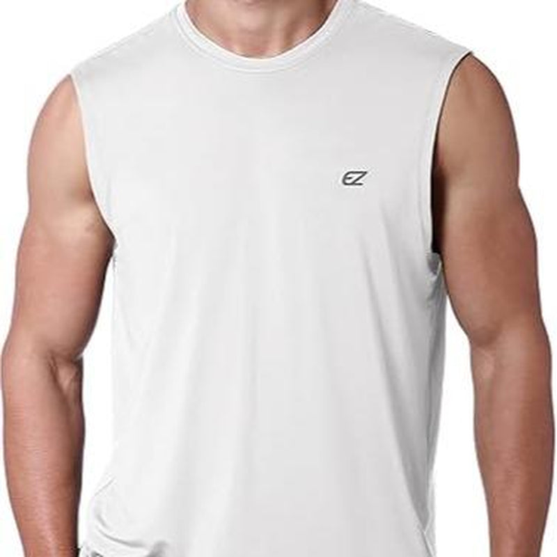 Men'S Workout Sleeveless Shirts Quick Dry Muscle Swim Shirt Gym Fitness Running Beach Tank Tops