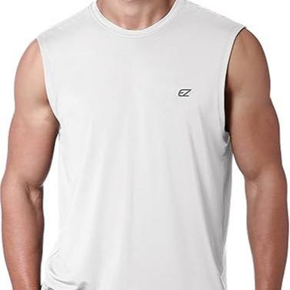 Men'S Workout Sleeveless Shirts Quick Dry Muscle Swim Shirt Gym Fitness Running Beach Tank Tops
