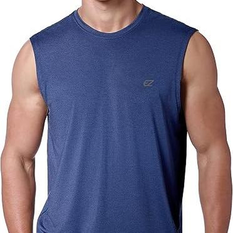 Men'S Workout Sleeveless Shirts Quick Dry Muscle Swim Shirt Gym Fitness Running Beach Tank Tops