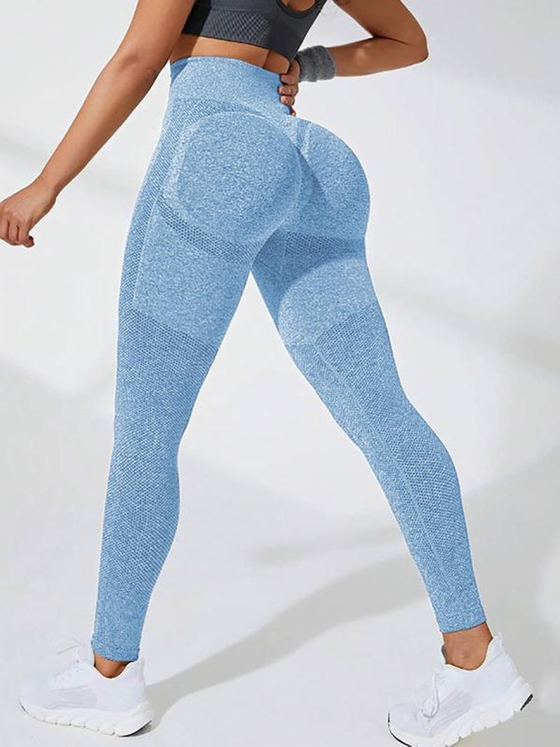 Women'S High Waist Sports Leggings, High Stretch Seamless Yoga Skinny Pants, Ladies Sportswear Clothing for Summer Indoor Outdoor Wear, Gym Legging for Women, Yoga Leggings Pants, Tight Leggings, Gym Clothing, Yoga Training Pants