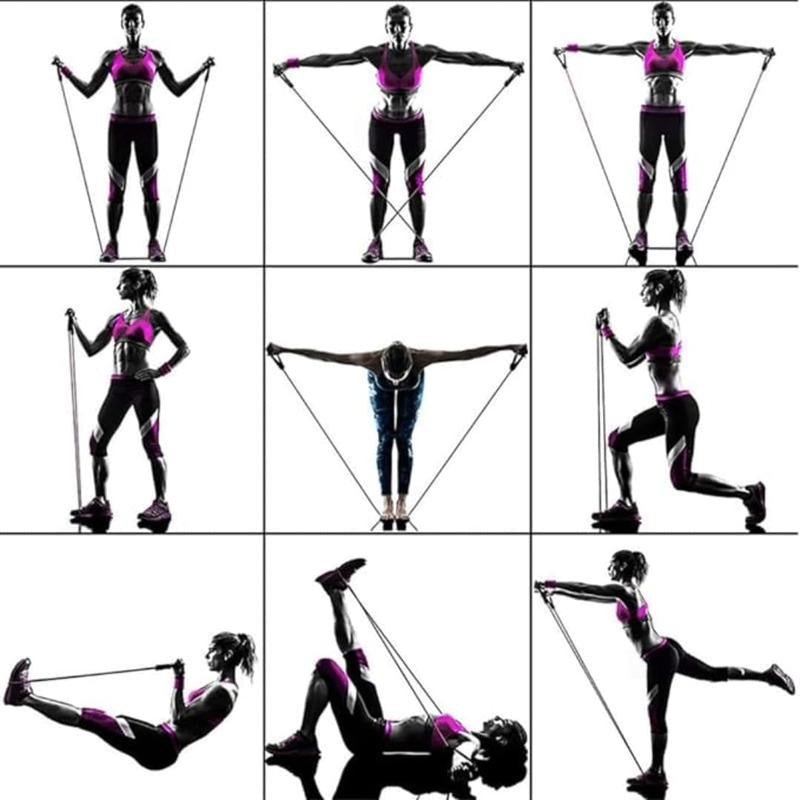 Resistance Bands - Workout Bands with Handles for Resistance Training, Ideal for Strength and Conditioning