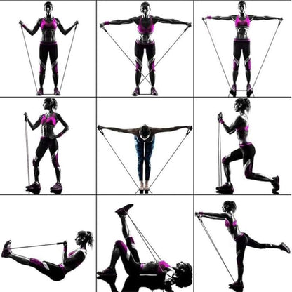 Resistance Bands - Workout Bands with Handles for Resistance Training, Ideal for Strength and Conditioning