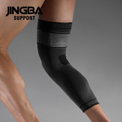 Breathable Full Leg Knee Pads, Portable Cycling Protective Gear, Safety Protective Knee Pads for Running & Playing Basketball