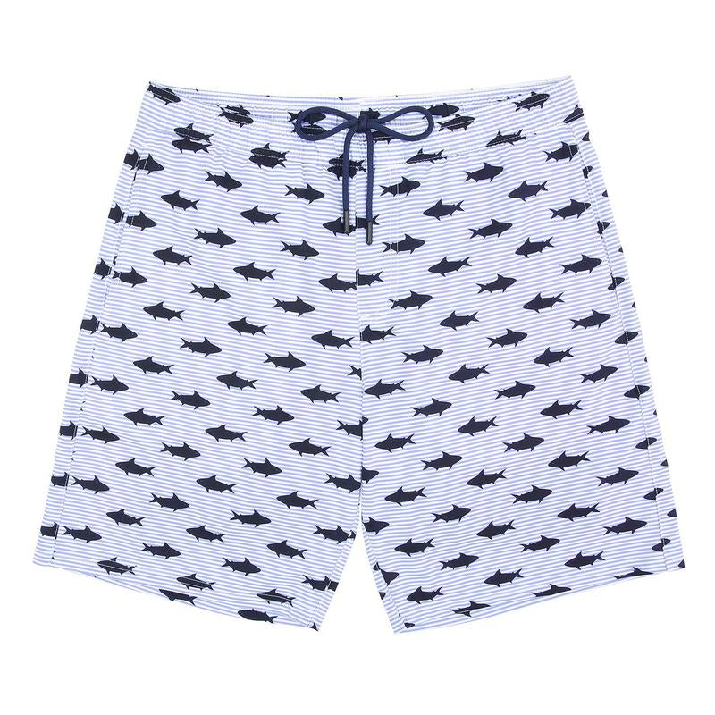 LRD Mens Printed 9" Swim Trunks with Compression Liner Activewear Beach