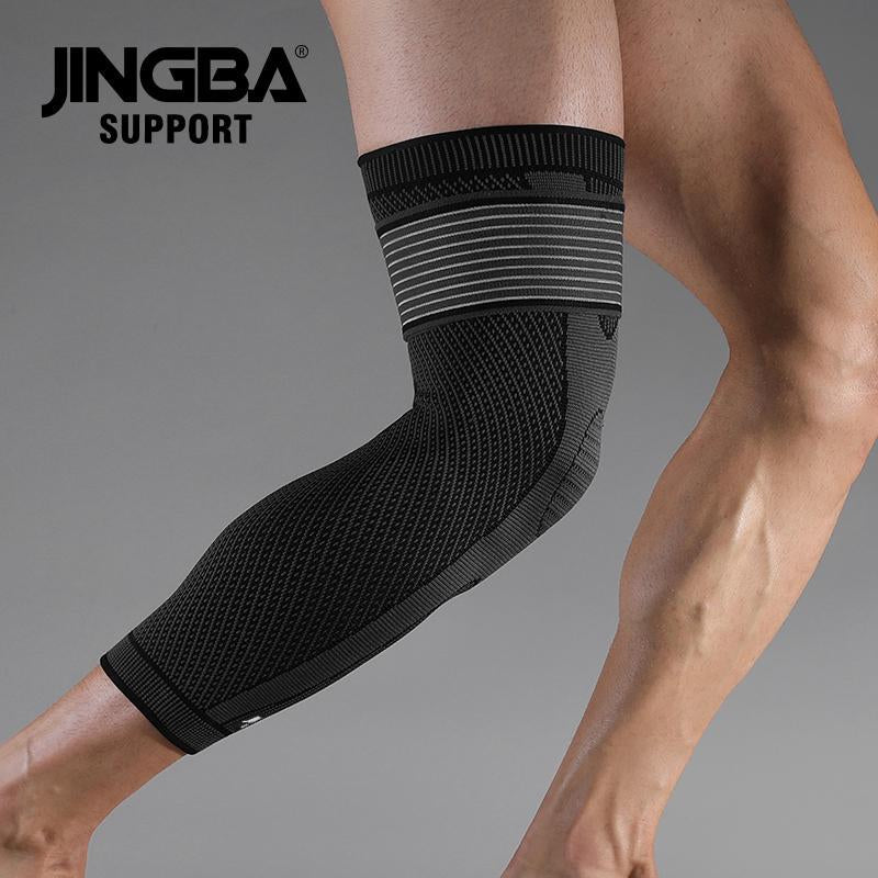 Breathable Full Leg Knee Pads, Portable Cycling Protective Gear, Safety Protective Knee Pads for Running & Playing Basketball