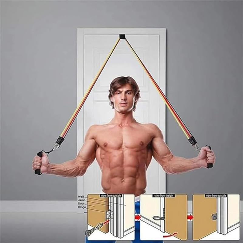 Resistance Bands - Workout Bands with Handles for Resistance Training, Ideal for Strength and Conditioning