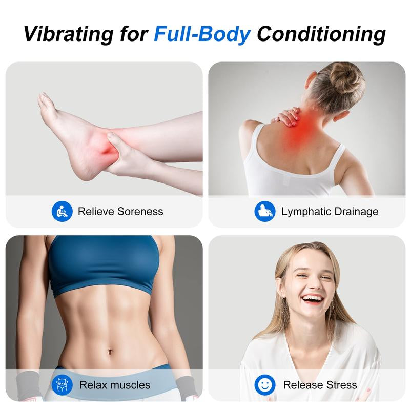 【Dealsforyoudays】Rotai Vibration Plate Fitness Platform for Men and Women, 300 Pound Capacity, 99 Adjustable Speeds, Home Fitness Vibration Plate