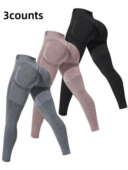 Women'S High Waist Sports Leggings, High Stretch Seamless Yoga Skinny Pants, Ladies Sportswear Clothing for Summer Indoor Outdoor Wear, Gym Legging for Women, Yoga Leggings Pants, Tight Leggings, Gym Clothing, Yoga Training Pants