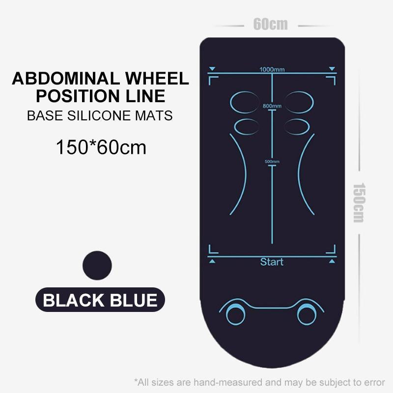 Abdominal Wheel Men'S and Women'S Home Elbow Brace Roller Exercise and Fitness Equipment Four-Wheel Healthy Belly Auto Rebound Belly Tuck and Roll Abdominal Training Dealsforyoudays