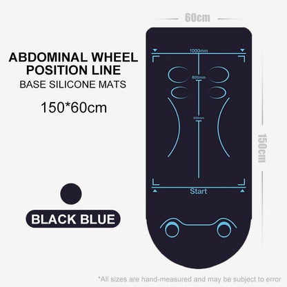 Abdominal Wheel Men'S and Women'S Home Elbow Brace Roller Exercise and Fitness Equipment Four-Wheel Healthy Belly Auto Rebound Belly Tuck and Roll Abdominal Training Dealsforyoudays