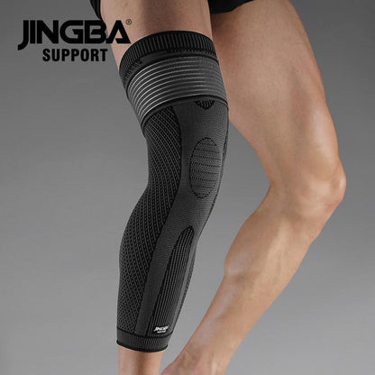 Breathable Full Leg Knee Pads, Portable Cycling Protective Gear, Safety Protective Knee Pads for Running & Playing Basketball