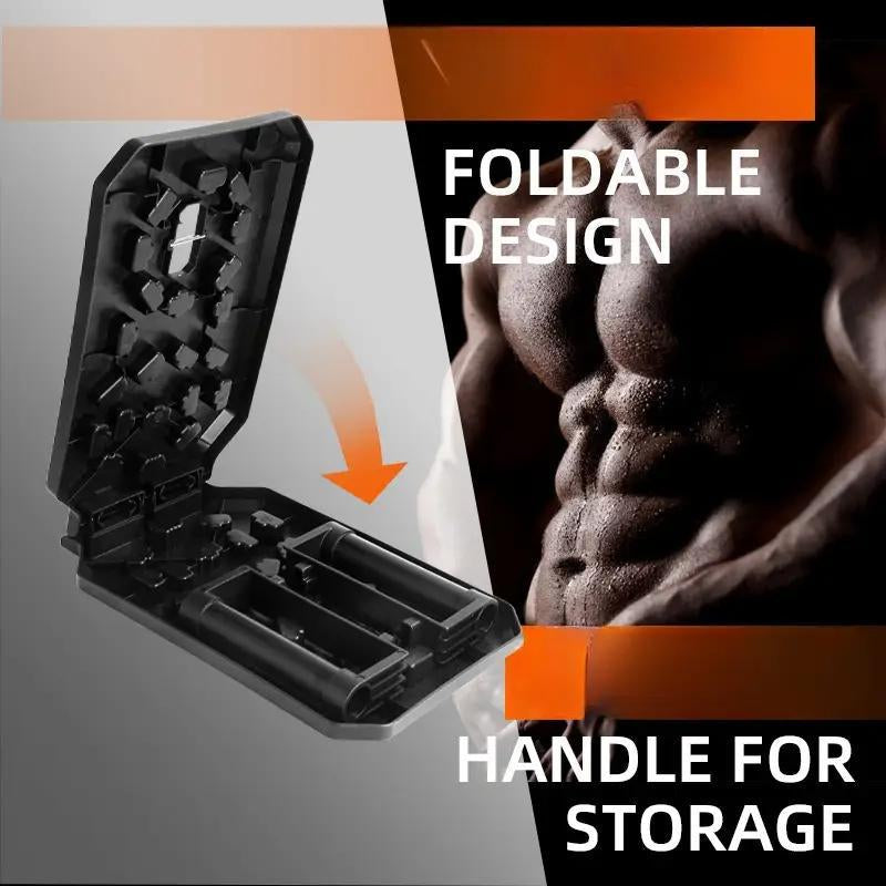 T-Shaped Push up Board, 1 Set Collapsible Push up Training Mat & Handle & Non-Slip Sticker, Home Gym Push up Bar for Chest Abdominal Muscle Training, Exercise Equipment, Workout Equipment, Home Gym Machine, Portable Exercise Machine