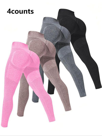 Women'S High Waist Sports Leggings, High Stretch Seamless Yoga Skinny Pants, Ladies Sportswear Clothing for Summer Indoor Outdoor Wear, Gym Legging for Women, Yoga Leggings Pants, Tight Leggings, Gym Clothing, Yoga Training Pants
