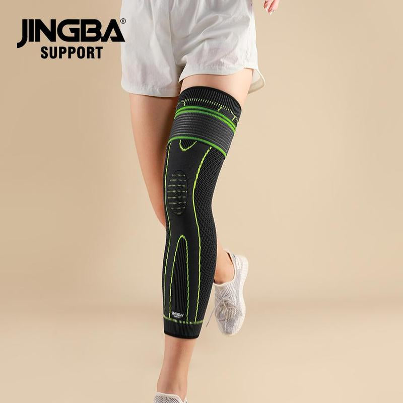 Breathable Full Leg Knee Pads, Portable Cycling Protective Gear, Safety Protective Knee Pads for Running & Playing Basketball